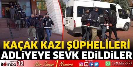 Şüpheliler adliyeye sevk edildi