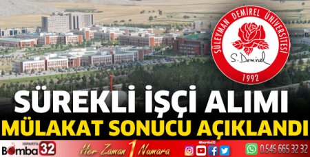 Sürekli İşçi Alımı Mülakat Sonucu açıklandı