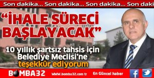 SÜREYYA SADİ BİLGİÇ'TEN BAŞKAN YUSUF ZİYA GÜNAYDIN VE MECLİSE TEŞEKKÜR