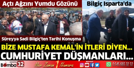 Süreyya Sadi Bilgiç'ten Tarihi Konuşma