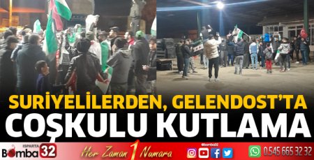 Suriyelilerden Gelendost'ta coşkulu kutlama