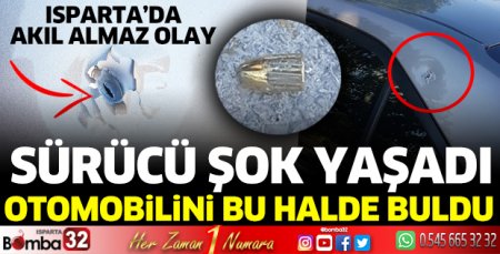 Sürücü aracını bu halde görünce şok geçirdi