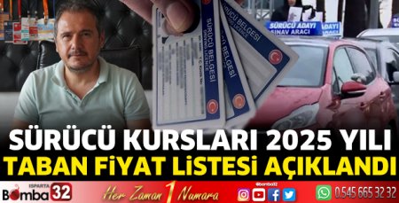 Sürücü kurslarında taban fiyat belli oldu