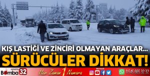 Sürücüler dikkat