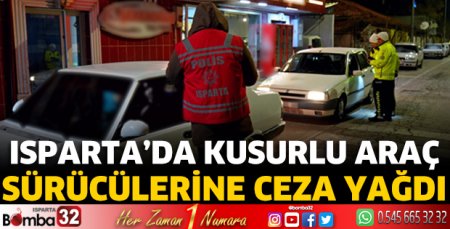 Sürücülere ceza yağdı