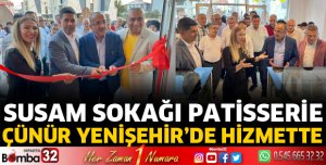Susam Sokağı Patisserie pasta evi hizmette