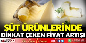 Süt ürünlerinde dikkat çeken fiyat artışı
