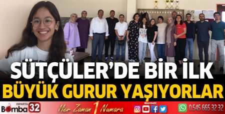Sütçüler’de bir ilk