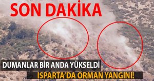 SÜTÇÜLER’DE ORMAN YANGINI