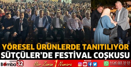 Sütçüler'de festival coşkusu