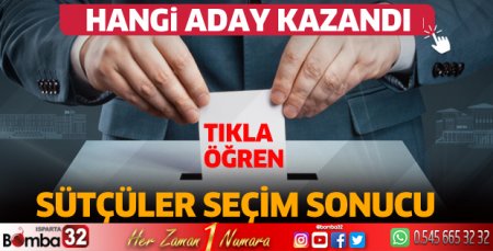 Sütçüler'de hangi aday kazandı?