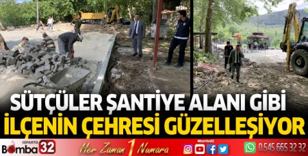 Sütçüler'in çehresi güzelleşiyor