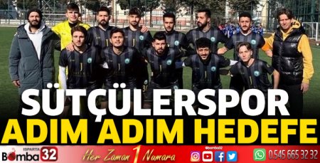 Sütçülerspor adım adım hedefe