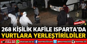SUUDİ ARABİSTAN'DAN GELEN 268 KİŞİLİK KAFİLE ISPARTA'DA