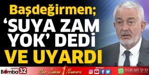 Suya zam yok