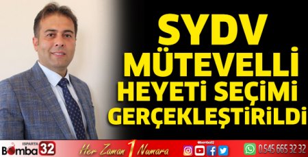 SYDV Mütevelli Heyeti Seçimi gerçekleştirildi 