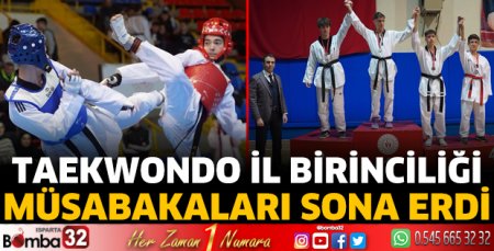 Taekwondo müsabakaları sona erdi