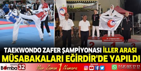 Taekwondo Zafer Şampiyonası Eğirdir'de yapıldı