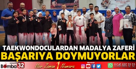 Taekwondoculardan madalya zaferi
