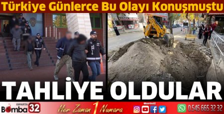 Tahliye oldular