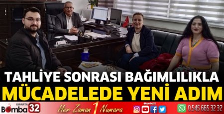 Tahliye sonrası bağımlılıkla mücadelede yeni adım