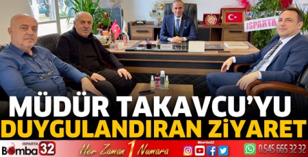 Takavcu’yu duygulandıran ziyaret