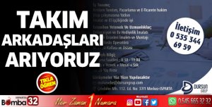 Takım arkadaşları arıyoruz