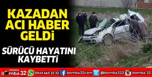 Takla atan otomobilin sürücüsü öldü