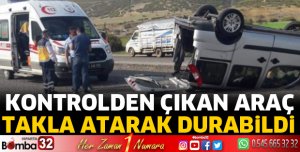 Takla atarak durabildi