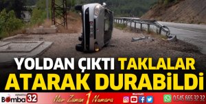 Taklalar atarak durabildi