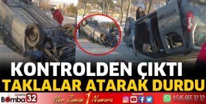 Taklalar atarak durdu