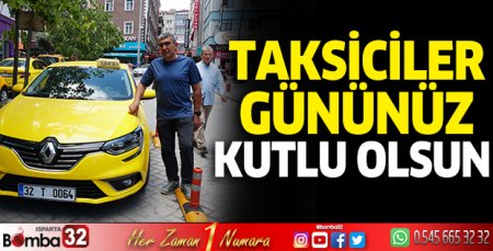 Taksiciler Gününüz Kutlu Olsun 
