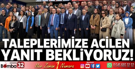 Taleplerimize acilen yanıt bekliyoruz