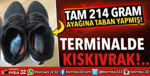 TAM 214 GRAM AYAĞINA TABAN YAPMIŞ!