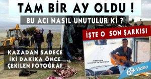 TAM BİR AY OLDU !