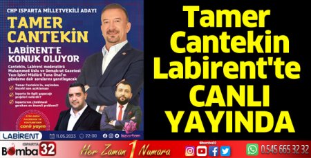 Tamer Cantekin Labirent'te canlı yayında