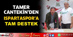 Tamer Cantekin'den, Ispartaspor'a DEV sponsorluk desteği