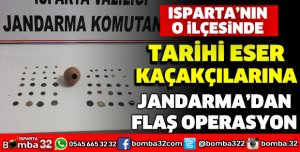 TARİHİ ESER KAÇAKÇILARINA FLAŞ OPERASYON