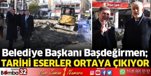 Tarihi eserler ortaya çıkıyor