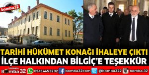 TARİHİ HÜKÜMET KONAĞI İHALEYE ÇIKTI
