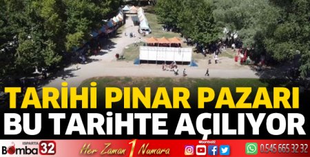Tarihi Pınar Pazarı açılıyor