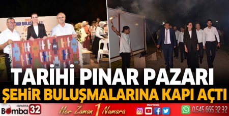 Tarihi Pınar Pazarı Şehir Buluşmalarına kapılarını açtı