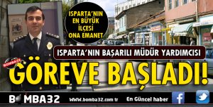 TARIK KORUCU YALVAÇ'TA GÖREVİNE BAŞLADI