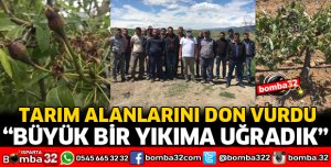 TARIM ALANLARINI DON VURDU