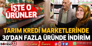 Tarım Kredi marketlerinde 30'dan fazla üründe indirim