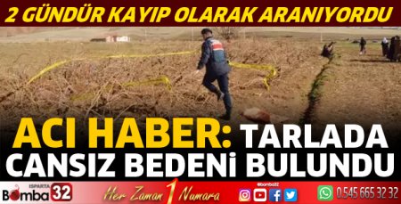 Tarlada cansız bedeni bulundu 