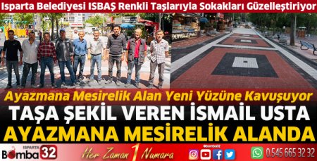 Taşa şekil veren İsmail Usta Ayazmana Mesirelik alanda 