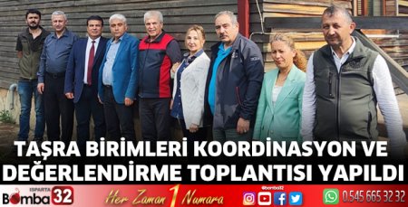 Taşra Birimleri Koordinasyon ve Değerlendirme Toplantısı yapıldı