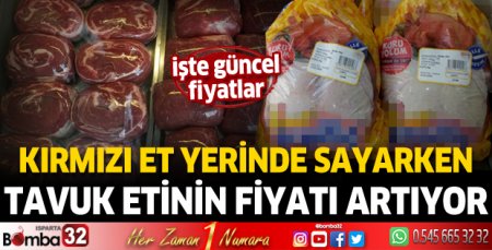 Tavuk eti fiyatları artıyor