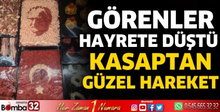 Kasaptan güzel hareket